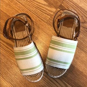 Tory Burch flat espadrille sandals